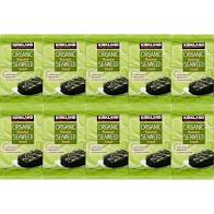 Kirkland Organic Roasted Seaweed 0.6 oz, 10-count