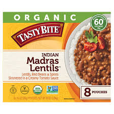 Organic Tasty Bite Madras Lentils, 10 oz, 8-count 1 Box