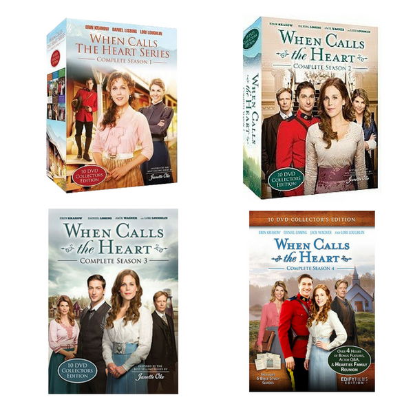 When Calls the Heart Seasons 1, 2, 3, 4 Hallmark Channel Collector's Edition Combo