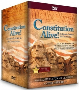 Constitution Alive! 4 Volume 6 DVD Set includes Class Work Book from David Barton