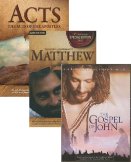 Visual Bible 3 DVD Set: Acts, Matthew, John