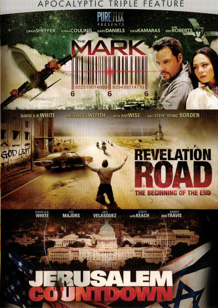 Apocalyptic Triple Feature - The Mark | Revelation Road | Jerusalem Countdown - DVD