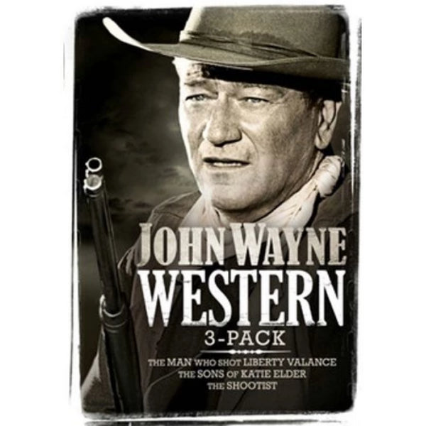 John Wayne 3-Pack The Man that shot Liberty Valance, The Sons Of Katie Elder, The Shootist