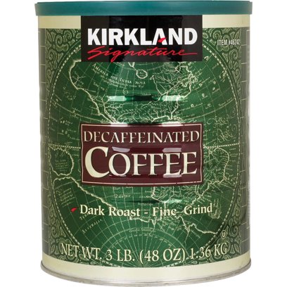 Kirkland Signature Decaffeinated Coffee, Dark Roast, 3 lbs