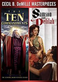 The Ten Commandments & Samson and Deliah DVD combo
